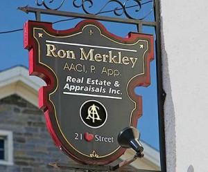 Ron Merkley Office Sign